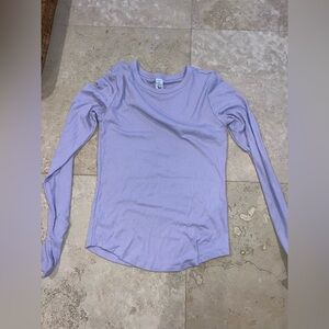 Lavender Long Sleeve Athletic Top Size S